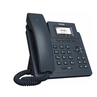 Yealink SIP-T30P IP telefon, 2,3" 132x64 grafický, 2x RJ45 10/100, PoE, 1x SIP, s adaptérem