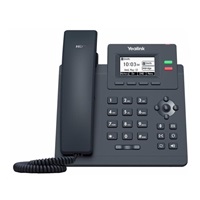 Yealink SIP-T31P IP telefon, 2,3" 132x64 grafický, 2x RJ45 10/100, PoE, 2x SIP, s adaptérem