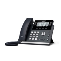 Yealink SIP-T43U IP telefon, 3,7" 360x160 grafický, 2x RJ45 10/100/1000, PoE, 12x SIP, 2x USB, bez adaptéru