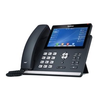 Yealink SIP-T48U IP telefon, 7" 800x480 barevný dotykový, 2x RJ45 10/100/1000, PoE, 16x SIP, 1x USB, bez adaptéru
