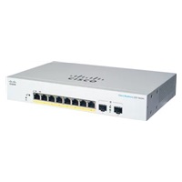 Cisco switch CBS220-8P-E-2G (8xGbE,2xSFP,8xPoE+,65W,fanless)