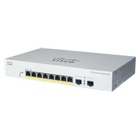 Cisco switch CBS220-8FP-E-2G (8xGbE,2xSFP, 8xPoE+,130W,fanless)