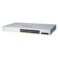 Cisco switch CBS220-24FP-4X (24xGbE,4xSFP+,24xPoE+,382W)