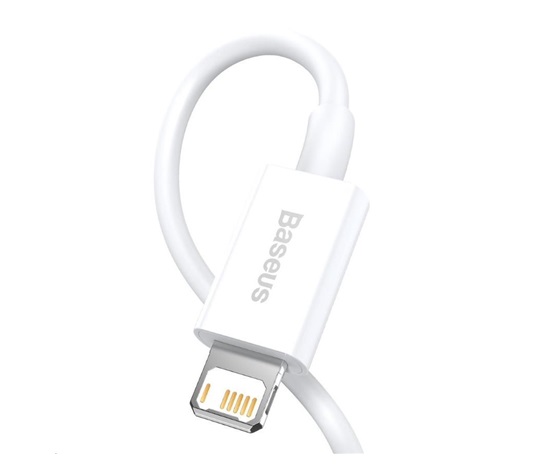 Baseus Superior Series rychlonabíjecí kabel USB/Lightning 2.4A 1m bílá
