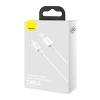 Baseus Superior Series rychlonabíjecí kabel USB/Lightning 2.4A 1m bílá