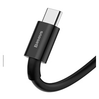 Baseus Superior Series rychlonabíjecí kabel USB/Type-C 66W 1m černá