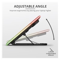 TRUST Stojan na notebook GXT1126 AURA LAPTOP COOLING STAND (chladící podložka)