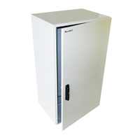 XtendLan 19" venkovní vodotěsný rozvaděč 22U 600x600, krytí IP55, nosnost 65kg, 3-bodový zámek, šedý