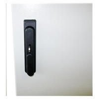 XtendLan 19" venkovní vodotěsný rozvaděč 22U 600x600, krytí IP55, nosnost 65kg, 3-bodový zámek, šedý