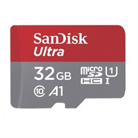 SanDisk MicroSDHC karta 32GB Ultra (120MB/s, A1 Class 10 UHS-I ) + adaptér