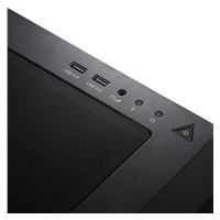 ADATA XPG case STARKER AIR Mid-Tower, bez zdroje, 1x 120mm + 1x 120mm ARGB, Černá