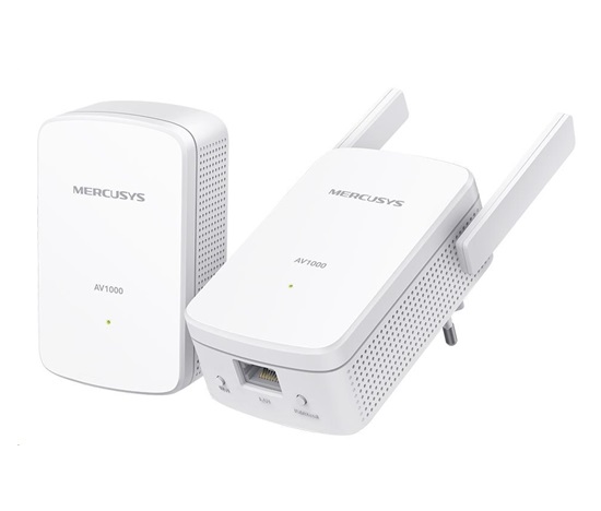 MERCUSYS MP510 KIT WiFi4 Powerline set (N300,AV1000,2,4GHz,1xGbELAN)