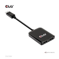 Club3D hub MST USB-C na DisplayPort, 4K60Hz (M/F)