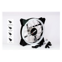 1stCOOL Fan AURA EVO Dual Ring ARGB ventilátor 12cm