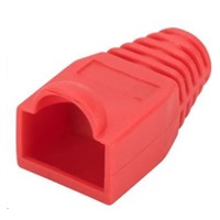 PremiumCord 25ks Krytek konektoru RJ45 - červená