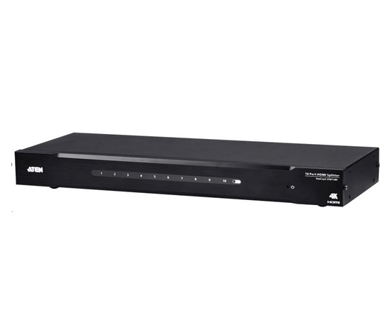 ATEN 10 port HDMI video splitter, přenos na větší vzdálenosti do 15m Ultra HD 4kx2k