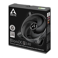 ARCTIC ventilátor BioniX P140 PWM PST 140x140x28mm, šedá