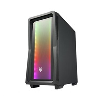 Fortron skříň Midi Tower CMT212G Black, A.RGB light bar