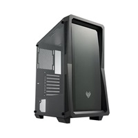 Fortron skříň Midi Tower CMT212G Black, A.RGB light bar