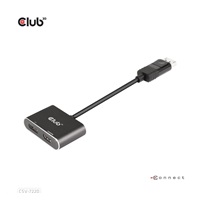 Club3D hub MST (Multi Stream Transport) DisplayPort 1.4 na DisplayPort + HDMI 4K60Hz (M/F)