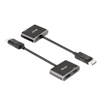Club3D hub MST (Multi Stream Transport) DisplayPort 1.4 na DisplayPort + HDMI 4K60Hz (M/F)