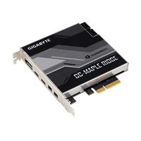 GIGABYTE GC-MAPLE RIDGE, Intel® Thunderbolt™ 4 Certified add-in card, USB Type-C, DisplayPort