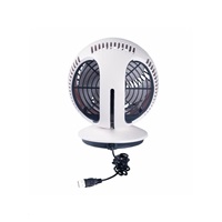 Orava SF-5 mini stolní ventilátor, 4 W, oscilace, USB nabíjení, 3 rychlosti, průměr 15 cm