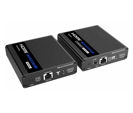PremiumCord HDMI 2.0 extender Ultra HD 4kx2k@60Hz na 70m přes Cat6/Cat6A/Cat7