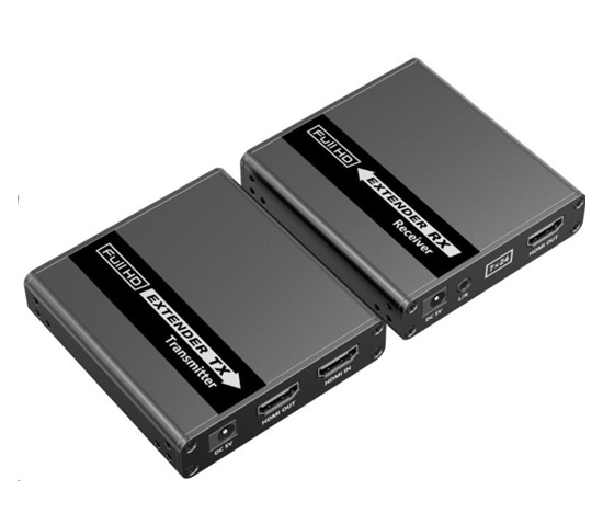 PremiumCord HDMI extender FULL HD 1080p na 70m přes Cat6/Cat6A/Cat7