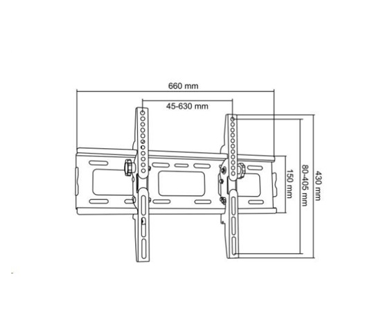 Držák na televizi sklopný Fiber Mounts M5C65
