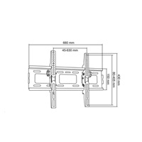 Držák na televizi sklopný Fiber Mounts M5C65
