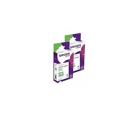 WECARE Wkład ARMOR do EPSON Stylus D78/ DX4000 (T071140), pack czarny, 2x9ml