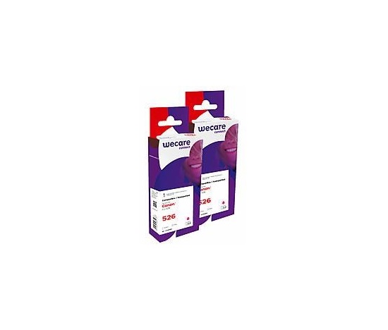 WECARE Wkład ARMOR do CANON iP4850 (CLI526M), pack czerwona, 2x10,5ml