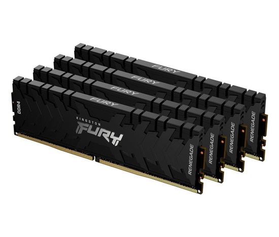 KINGSTON DIMM DDR4 32GB (Kit of 4) 3200MT/s CL16 FURY Renegade Černá