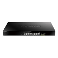 D-Link DMS-1100-10TP 10-Port Multi-Gigabit PoE Smart Managed Switch, 8x 2,5G PoE, 2x SFP+