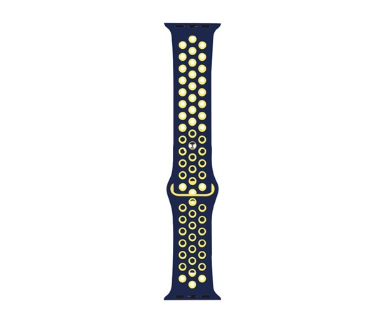 RhinoTech sportovní řemínek pro Apple Watch 38 / 40mm Modro-žlutý