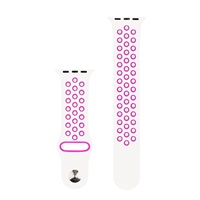 RhinoTech sportovní řemínek pro Apple Watch 42 / 44mm Bílo-fialová