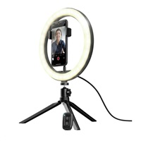 TRUST kruhové světlo Maku Ring Light Vlogging Kit