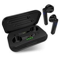 CONNECT IT sluchátka do uší s mikrofonem True Wireless SonicBass, černá