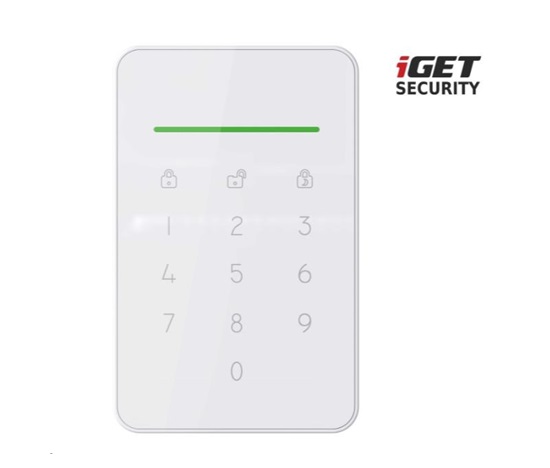 iGET SECURITY EP13 - Bezdrátová klávesnice s RFID čtečkou pro alarm iGET SECURITY M5