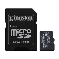 Kingston MicroSDHC karta 8GB Industrial C10 A1 pSLC Card + SD Adapter