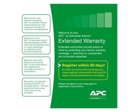 APC Easy (1) Year Extended Warranty for (New product purchases) Easy UPS SRV 1 kVA - obálka