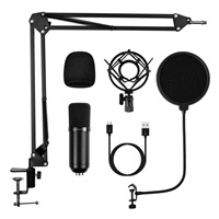 CONNECT IT USB Mikrofon se stolním ramenem ProMic, černá