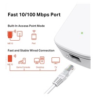 MERCUSYS ME10 WiFi4 Extender/Repeater (N300,2,4GHz,1x100Mb/s LAN)