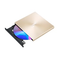 ASUS DVD ZenDrive SDRW-08U8M-U GOLD, External Slim DVD-RW, zlatá