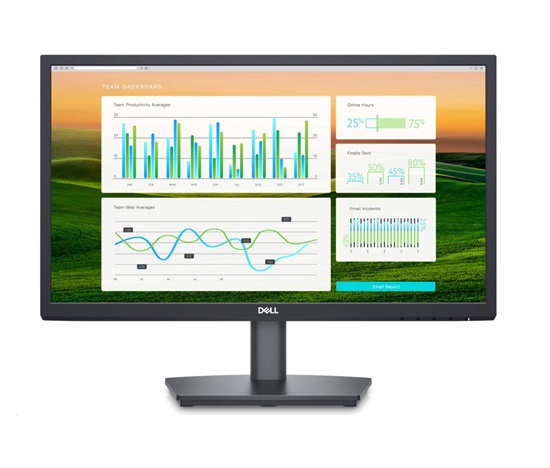 DELL LCD E2222HS - 21.5"/VA/LED/FHD/1920x1080/16:9/60Hz/10ms/3000:1/250 cd/m2/DP/HDMI/VGA/VESA/3YNBD (210-AZKV)