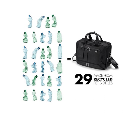 DICOTA Eco Top Traveller Twin PRO 14-15.6” Black