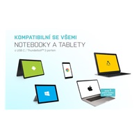 i-tec USB-C HDMI DP Docking Station, Power Delivery 100 W