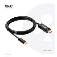 Club3D aktivní kabel HDMI na USB-C, 4K60Hz, 1.8m, M/M