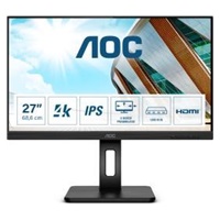 AOC MT IPS LCD WLED 27" U27P2CA - IPS panel, 3840x2160, 2xHDMI, DP. USB-C, USB, repro, pivot